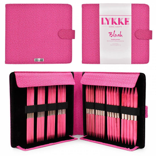 Load image into Gallery viewer, LYKKE Blush 6&amp;quot; Double-Pointed Needle Set (large sizes)
