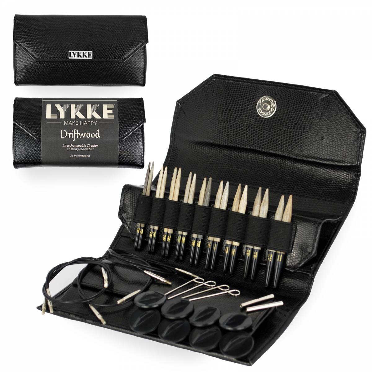 LYKKE Driftwood 3.5” Interchangeable Needle Set