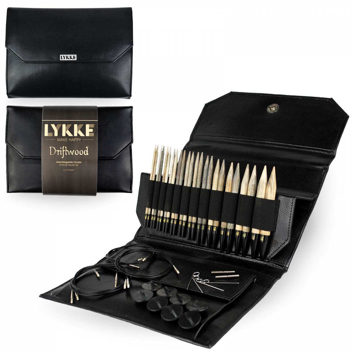 LYKKE Driftwood 5” Interchangeable Needle Set