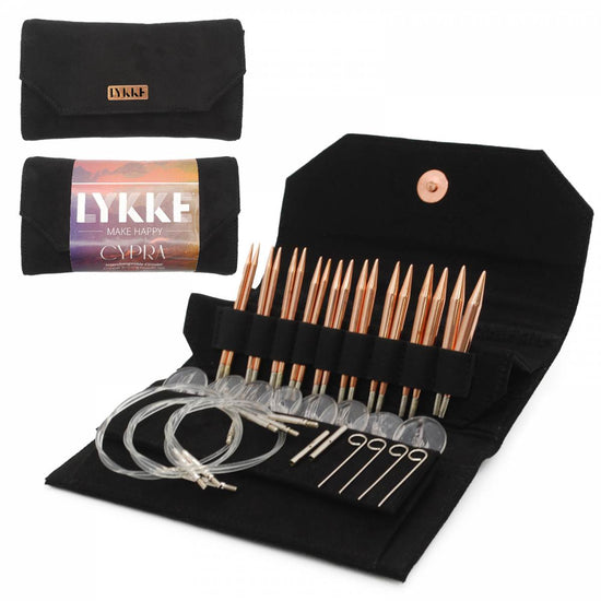 LYKKE Cypra 3.5” Interchangeable Needle Set (Black Case)
